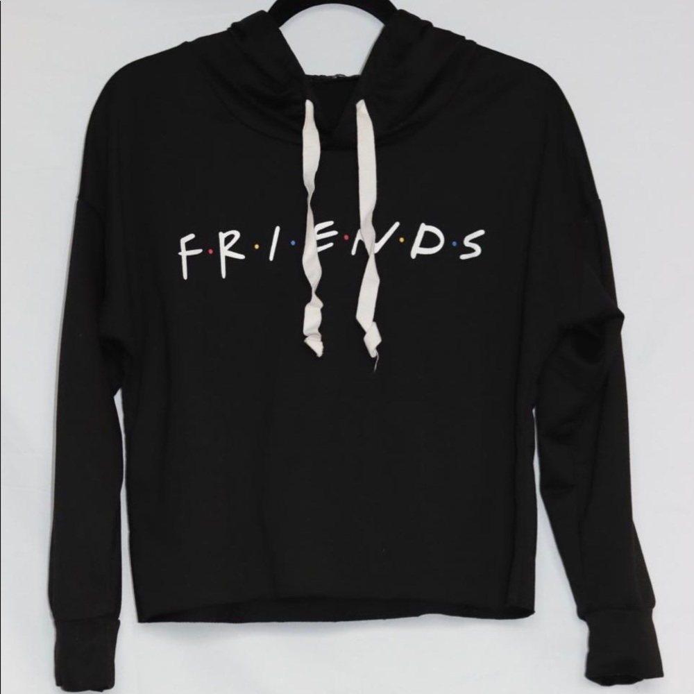 Black FRIENDS Hoodie